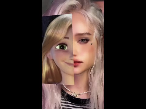 I let this filter choose what Disney princess i am drawing myself as😳*OMG* | JULIA GISELLA