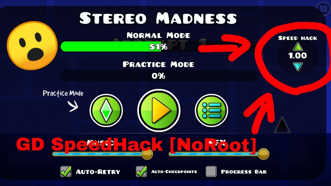 Geometry Dash Invincibility Hack Apk Android - roblox mod menu android august 2019