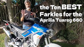 I List the Ten BEST Aprilia Farkles!