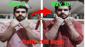 MY DAILY FOREARM WORKOUT || Using Wooden Hand Gripper Everyday for 30 Days || Forearm Transformation