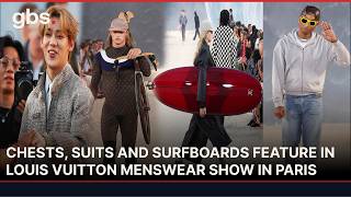 Pharrell Williams Louis Vuitton Show: Suits, Chests & Surfboards | AC13