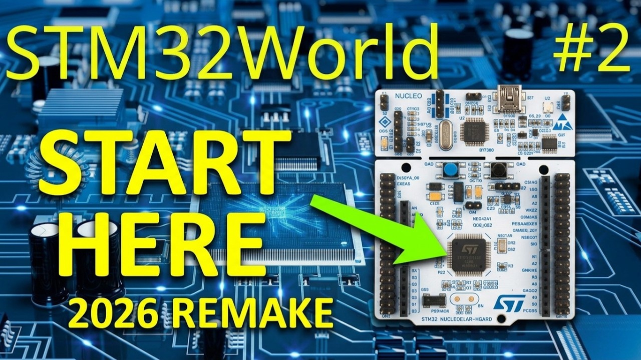 First Project in STM32CubeIDE - STM32 Tutorial #2 Remake 2026 - YouTube