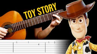 YOU'VE GOT A FRIEND IN ME Guitar Tabs Tutorial (Toy Story)