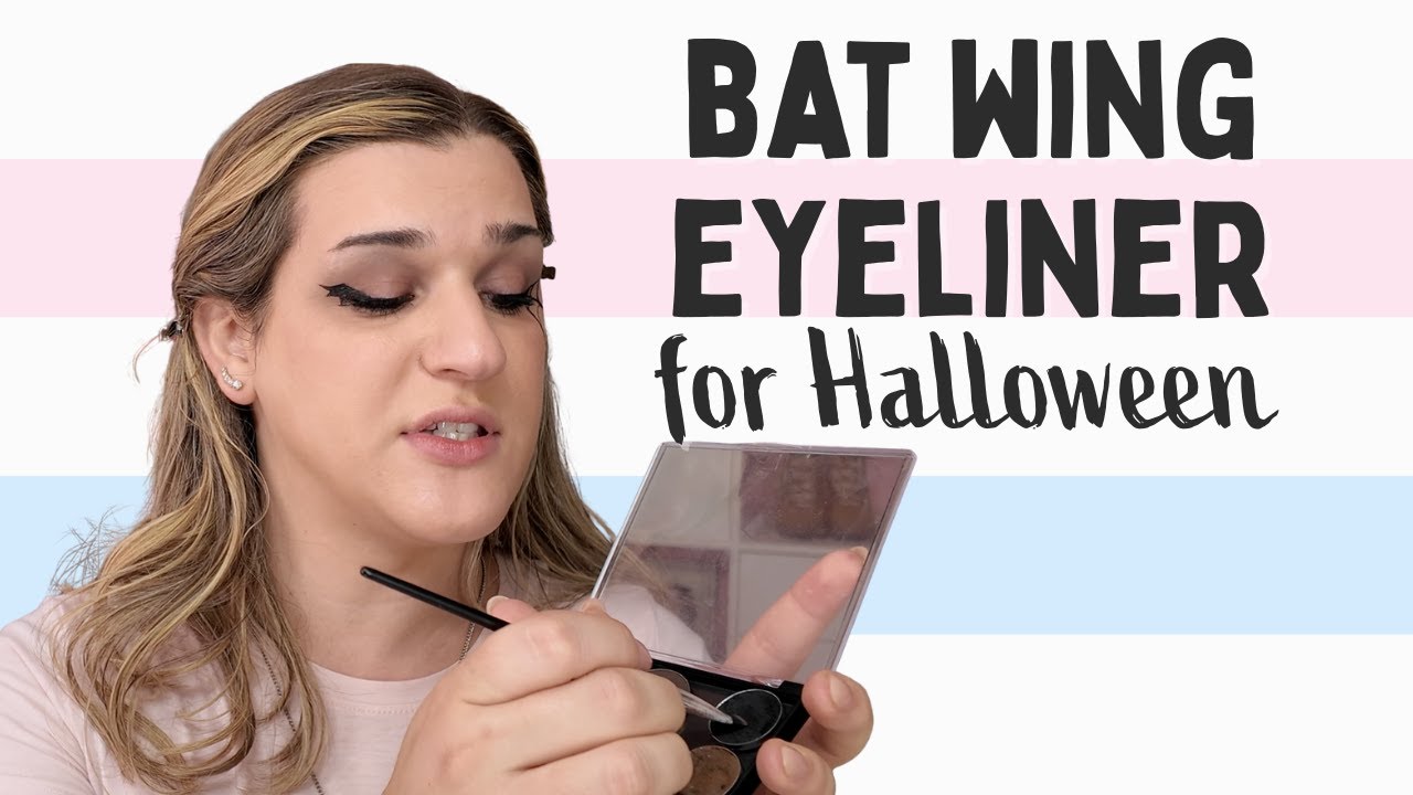 Bat Wing Eyeliner For Halloween ~ Makeup For Lost Time - YouTube