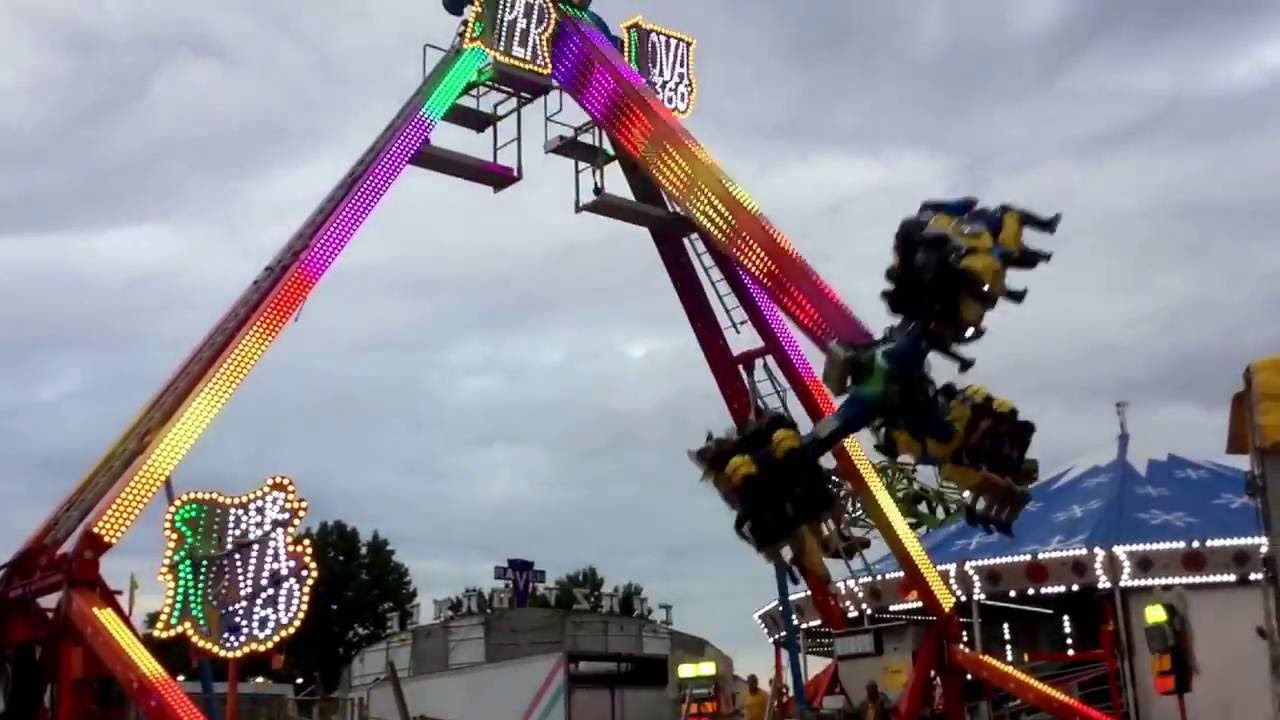 Super Nova 360 ride at State Fair Of Louisiana 2016 - YouTube