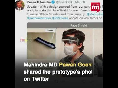 Mahindra to make face shield for medical service providers