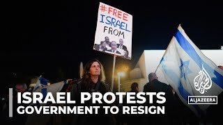 Protests in Tel Aviv demand return of captives, change of government
