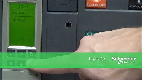 Verifying Phase Current Levels on Micrologic P & H Trip Unit Displays | Schneider Electric Support