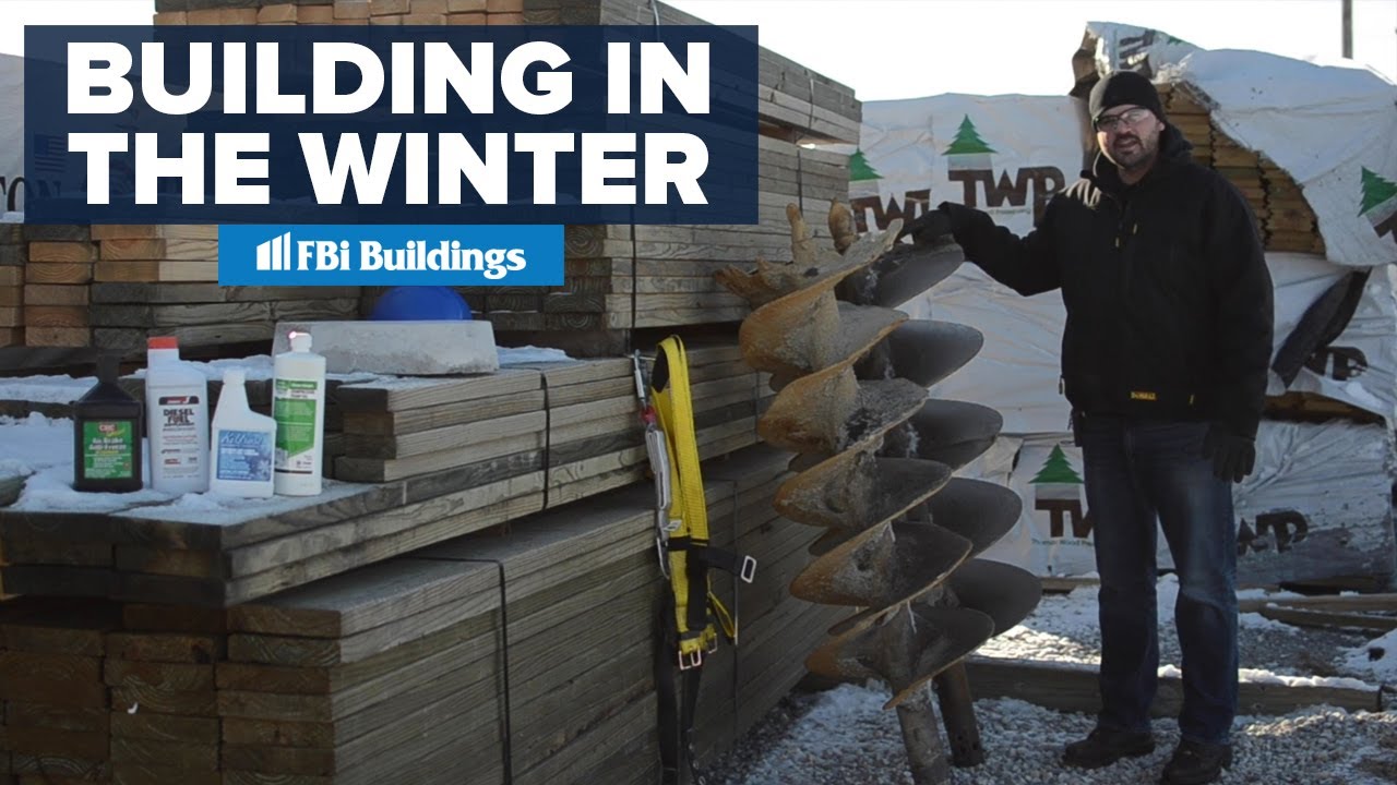 Can You Build a Pole Barn in The Winter?