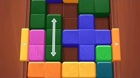 Wood Away Block Jam Level 53 Game Walkthrough Solution