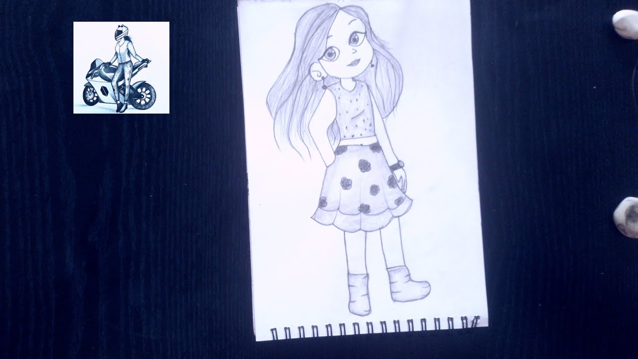 How to draw Chutki drawing easy//new style Cute Chutki drawing easy 