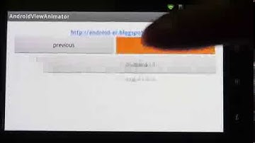 Android code example: ViewAnimator
