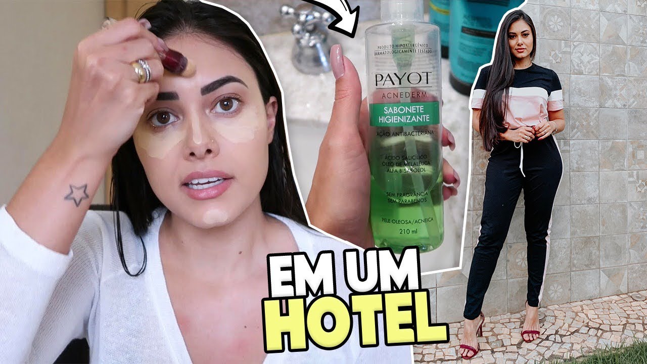 ME ARRUMEI em um HOTEL e gravei TUDO para VOCÊS | ARRUME-SE COMIGO