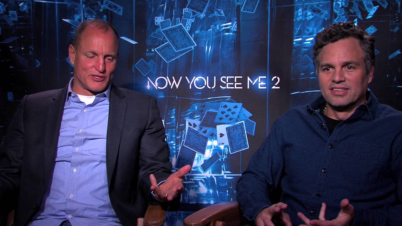 Woody Harrelson and Mark Ruffalo Interview for NOW YOU SEE ME 2 - YouTube