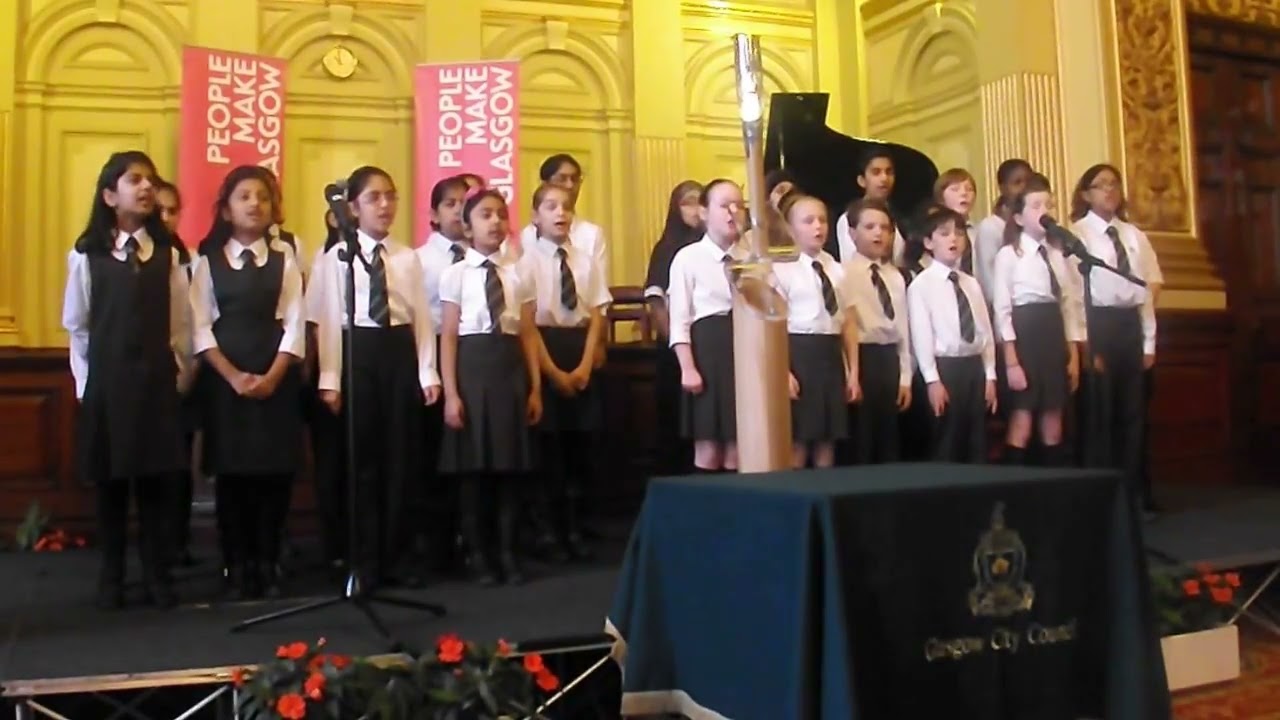 St Bride's Primary, Glasgow - attend the ;aunch of the Commonwealth Baton.++++++