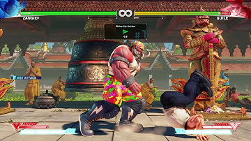 STREET FIGHTER V zangief combo into stun patch patch 1.12