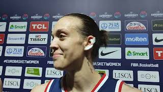 Kristina Topuzović posle utakmice Srbija-Nemačka