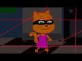 Cats Family en Français - Course D'obstacles Au Laser Animé 2021 en Français