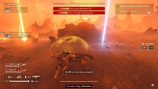 HELLDIVERS 2 mech explodes from nothing