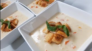 شوربة الكريمة بالدجاج / creamy soup