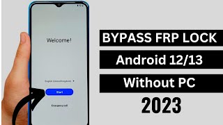 bypass google account verification after factory reset without pc 2023|frp bypass android 12/13