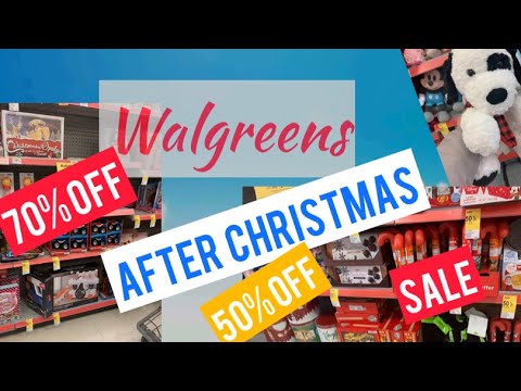 WALGREENS AFTER CHRISTMAS  CLEARANCE DEALS  50 - 70 % OFF - YouTube