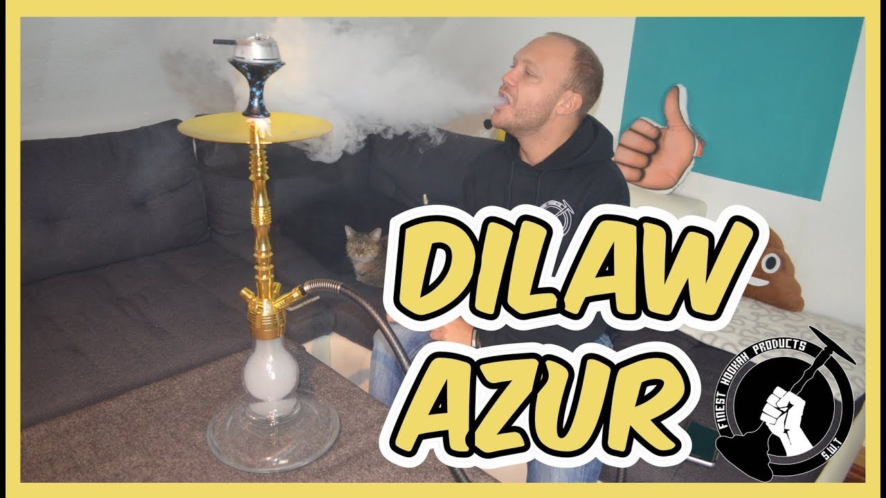 Dilaw Azur Gold Edelstahl Shisha im Test