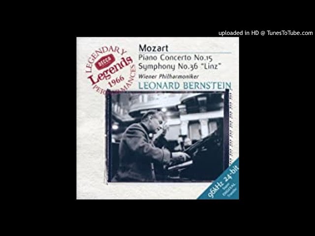 Mozart - Concerto pour piano et orch n°15 : L.Bernstein / Orch Philh Vienne