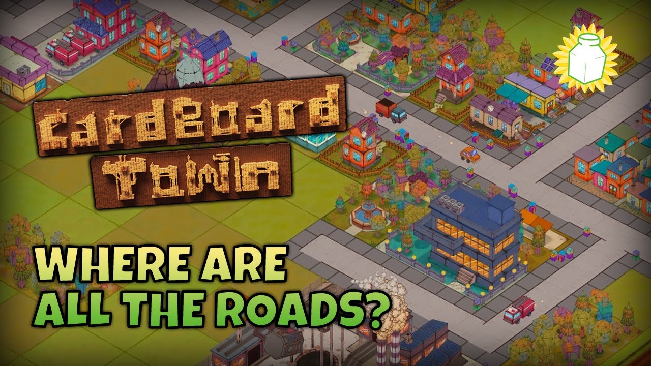 Let's Play Cardboard Town || ROAD Shortage