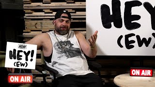 Can Eddie Kingston Keep Calm Discussing His Life and Eyebrows with RJ City? | Hey! (EW), 4/10/22