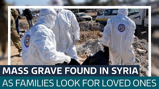 Mass graves uncovered in Syria as families continue to desperately search for relatives | ITV News