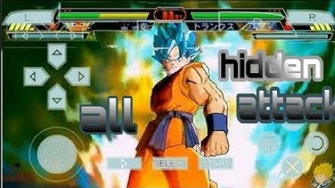 All hidden attack in dragon Ball Z Shin Budokai another road