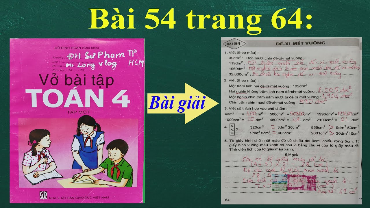 Hướng Dẫn Giải Vở Bài Tập Toán Lớp 4 Tập 1 Tiểu Học -... - youtube