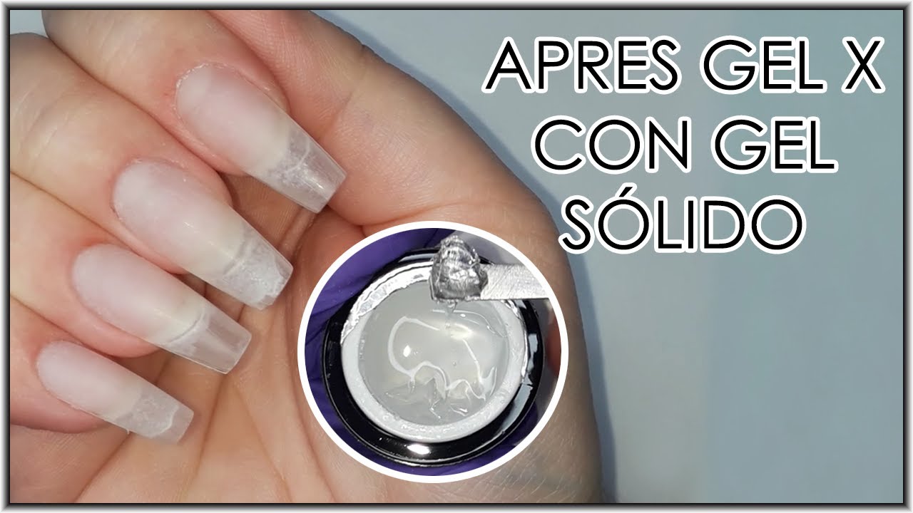 Como hacer Uñas APRES GEL X con GEL SOLIDO de BORN PRETTY 💗