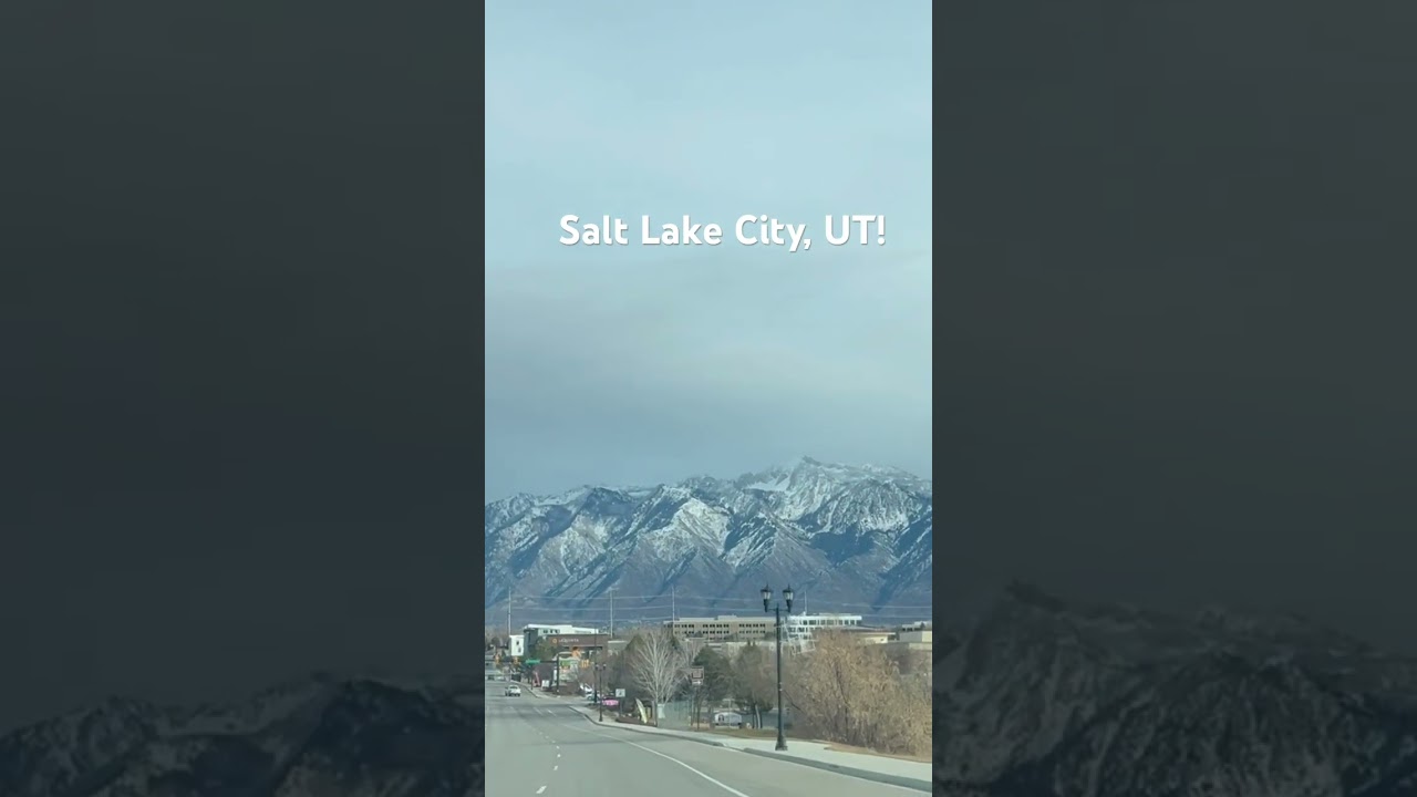 Salt Lake City mountains, 