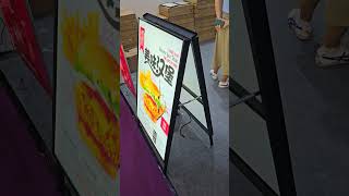 ไอเดียป้ายเมนูจากจีน 🇨🇳  #dansticker  #ป้ายโฆษณา #ป้ายไฟled #menu screenshot 2