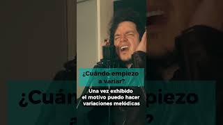 Variantes melodicas - Como cantar #aprenderacantar #musica #agudos