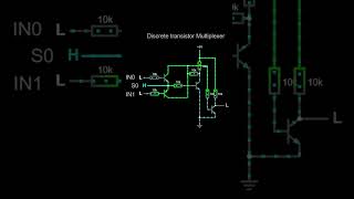Discrete Transistor Multiplexer Circuit
