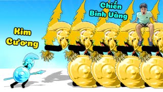 THẮNG TÊ TÊ BẤT NGỜ 1 CHIẾN BINH GIÁP KIM CƯƠNG ĐẤU VỚI 1000 CHIẾN BINH GIÁP VÀNG TRONG STICK WAR