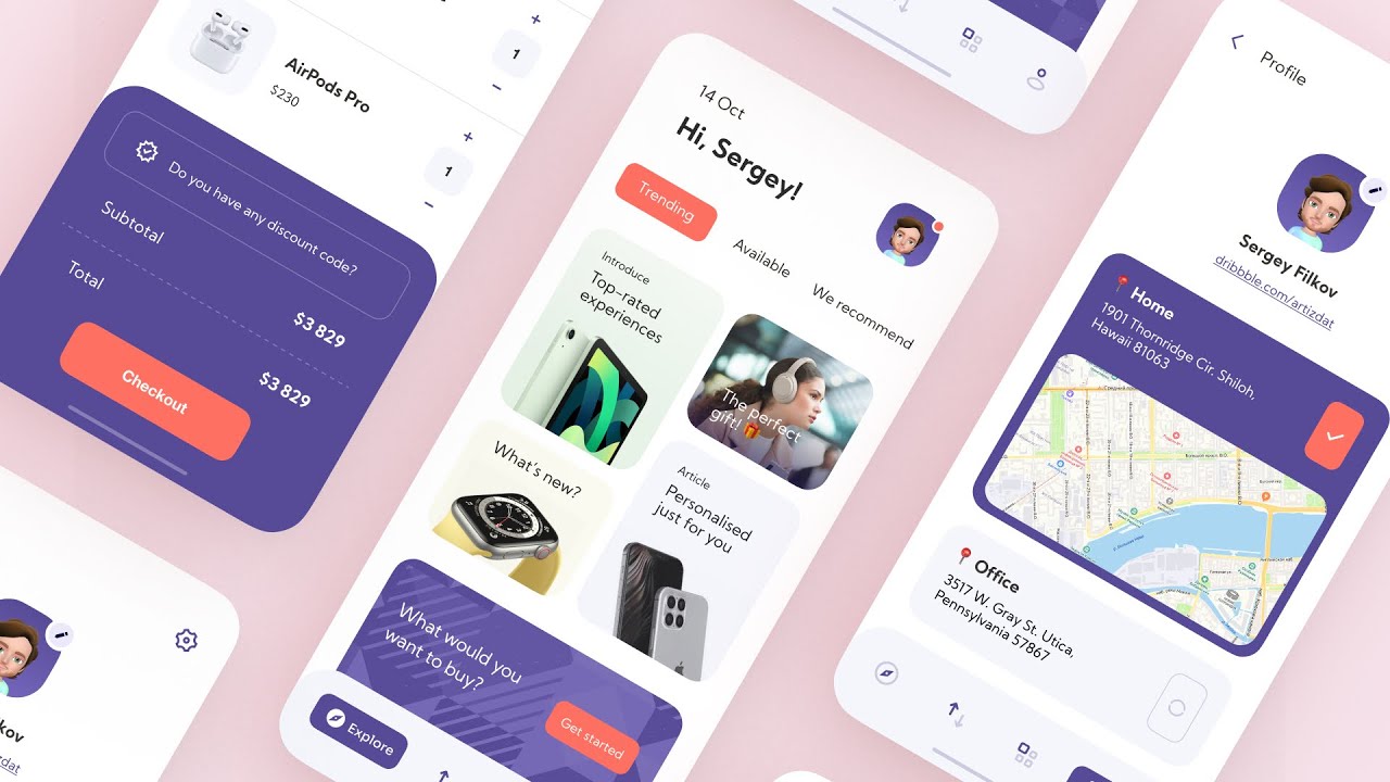 Sergey Filkov | UI/UX Designer | Showreel/Portfolio Video - YouTube