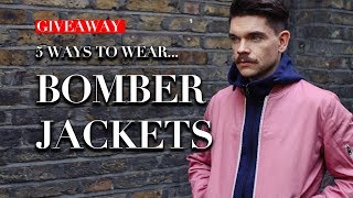 Men's Bomber Jackets | How To Wear Lookbook | Trend Tested