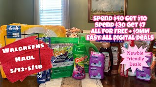 WALGREENS HAUL 5/125/18 | NEWBIE FRIENDLY DEALS | ALL FREE + $9.05MM!