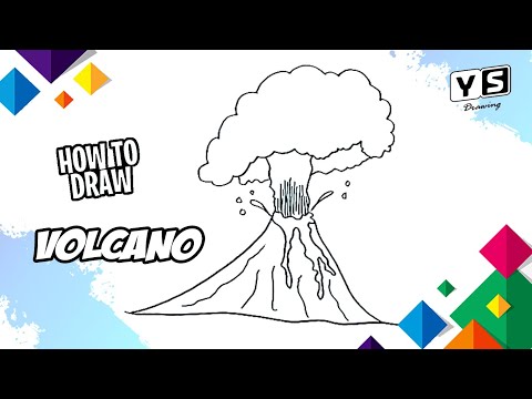 Video: Come Disegnare Un Vulcano