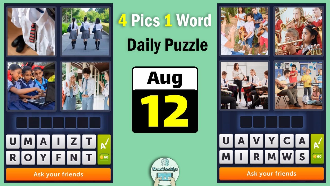 4 Pics 1 Word - August 12 2022 Daily Puzzle Answer