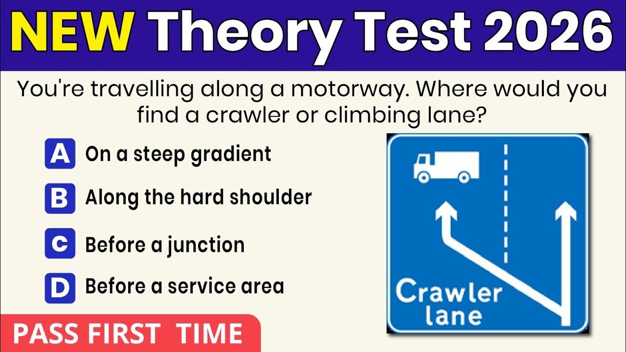 Theory Test 2026 UK Revision | REAL DVSA Style Questions | Pass First ...