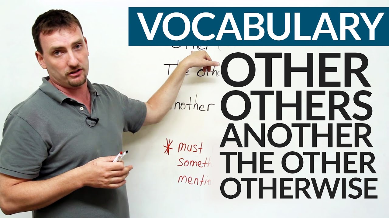 ⁣Learn English Vocabulary: OTHER, ANOTHER, OTHERS, THE OTHER, OTHERWISE