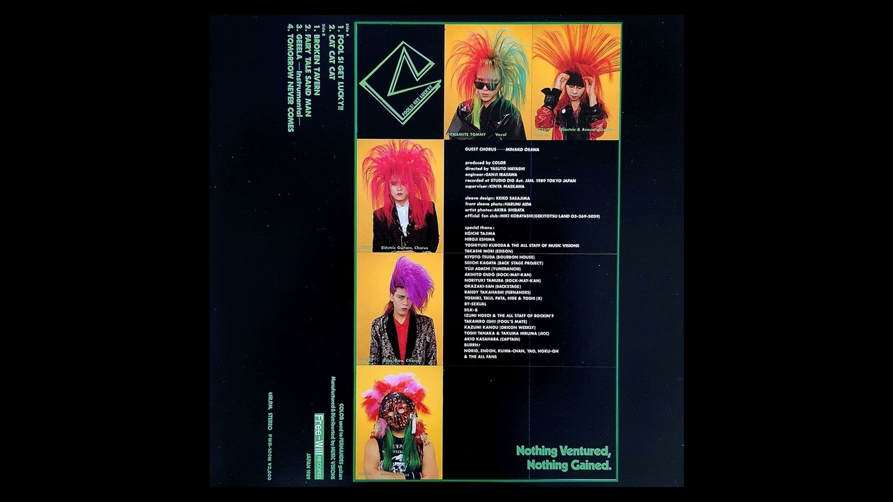 COLOR 激突!! & FOOLS! GET LUCKY!! 2枚セット COLOR 激突!! & FOOLS! GET LUCKY!! 2枚セット COLOR - FOOLS GET