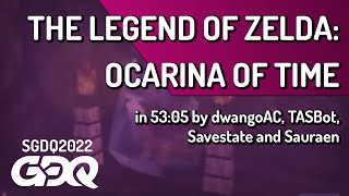 Ocarina of Time TAS by dwangoAC, TASBot, Savestate, Sauraen in 53:05 - Summer Games Done Quick 2022