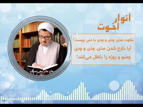 تفاوت مذی وذی و ودی با منی چيست آیا خارج شدن آن ها وضو و روزه را باطل می کند