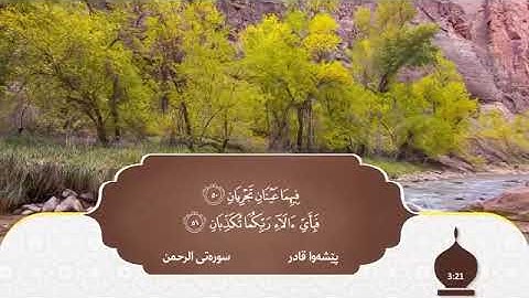سورة الرحمن بصوت عجيب خاشع تهز القلوب للقارئ YouTube